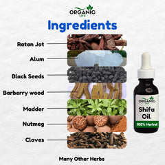 Shifa Oil Best Herbal Pain Relief Oil For Joints, Back & Muscles Pain 30ml