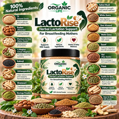 LactoRise – Herbal Powder To Boost Mothers Breast Milk Supply | 200g