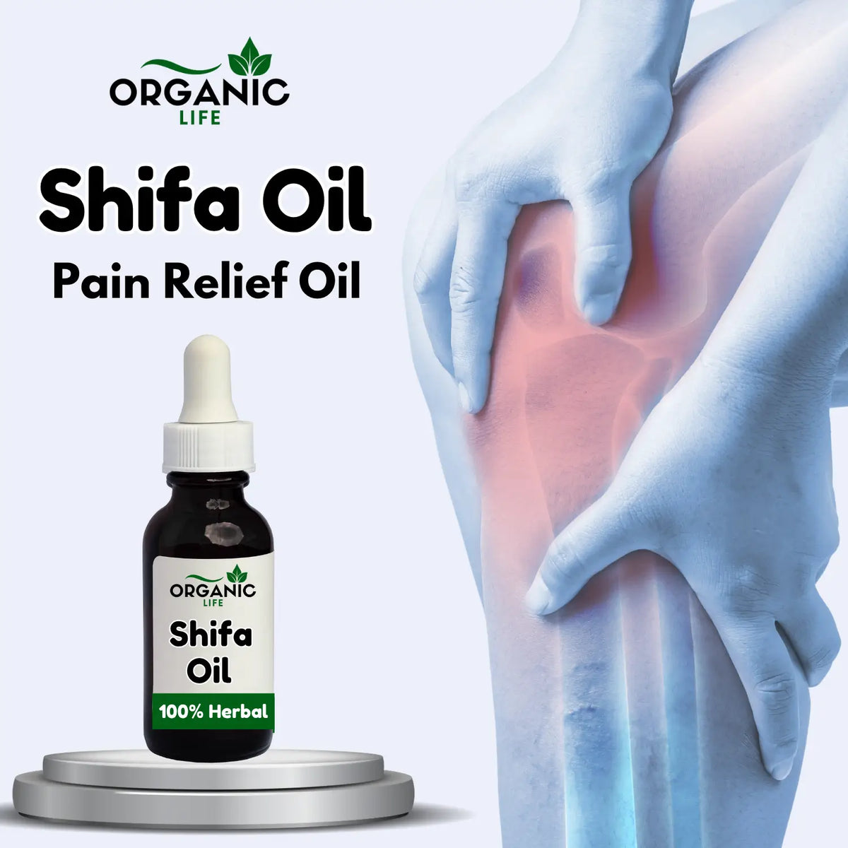 Shifa Oil Best Herbal Pain Relief Oil For Joints, Back & Muscles Pain 30ml