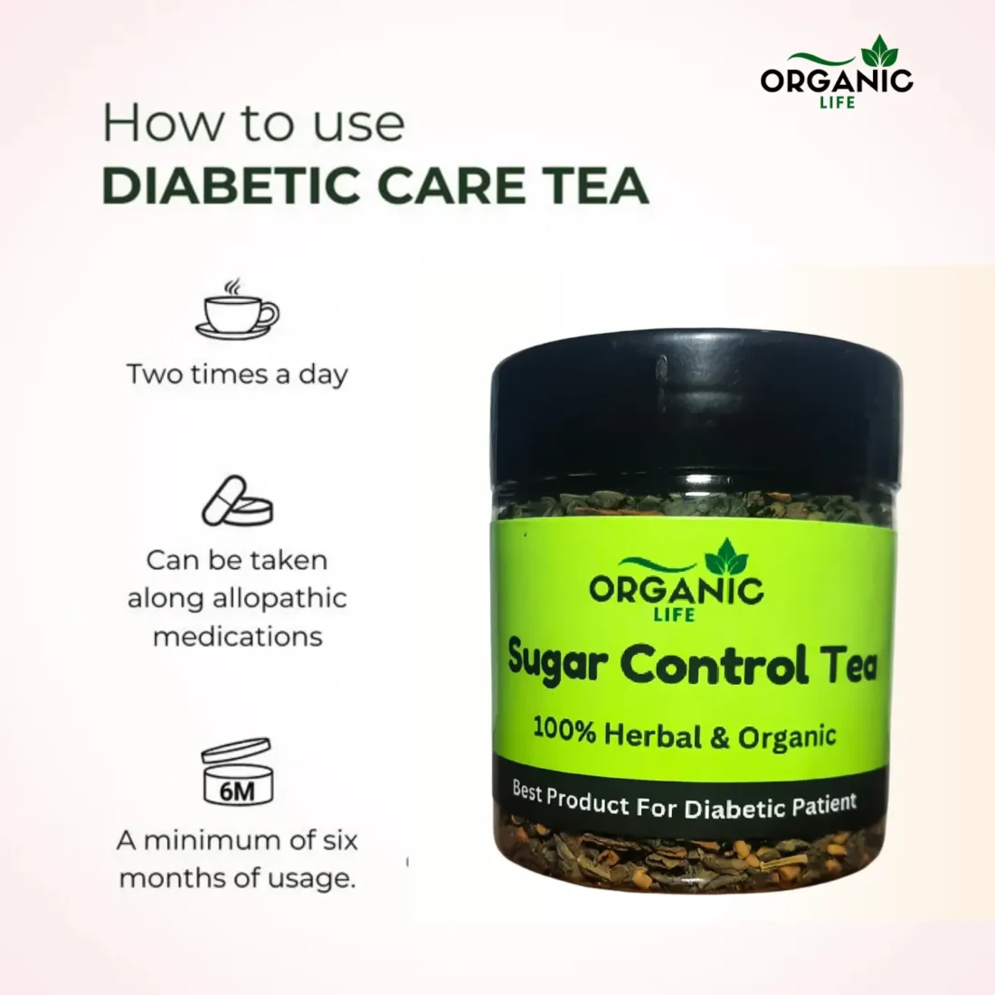 Sugar Control Tea (Anti Diabetic) Herbal Tea For Sugar Patients - Image 4